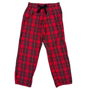 Victoria's Secret Red Flannel Plaid Pajama Pants Size Small